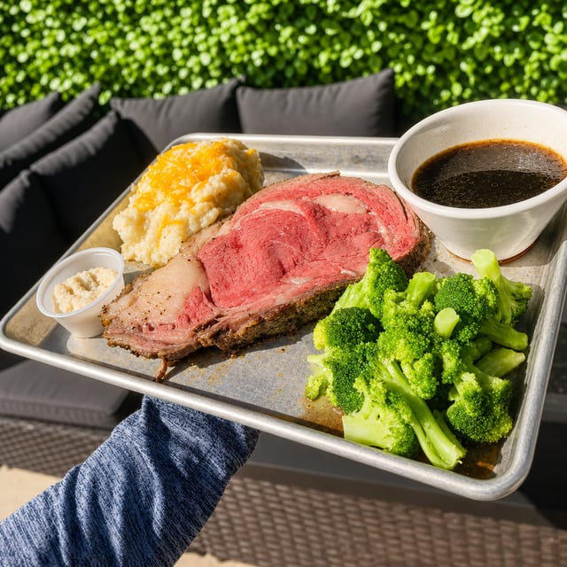 Prime Rib Dinner.