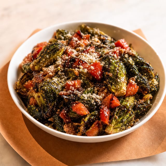 Fried Brussel Sprouts.